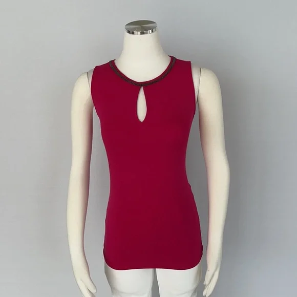 WHBM Sleeveless Top Red Size X Small - Picture 2 of 16